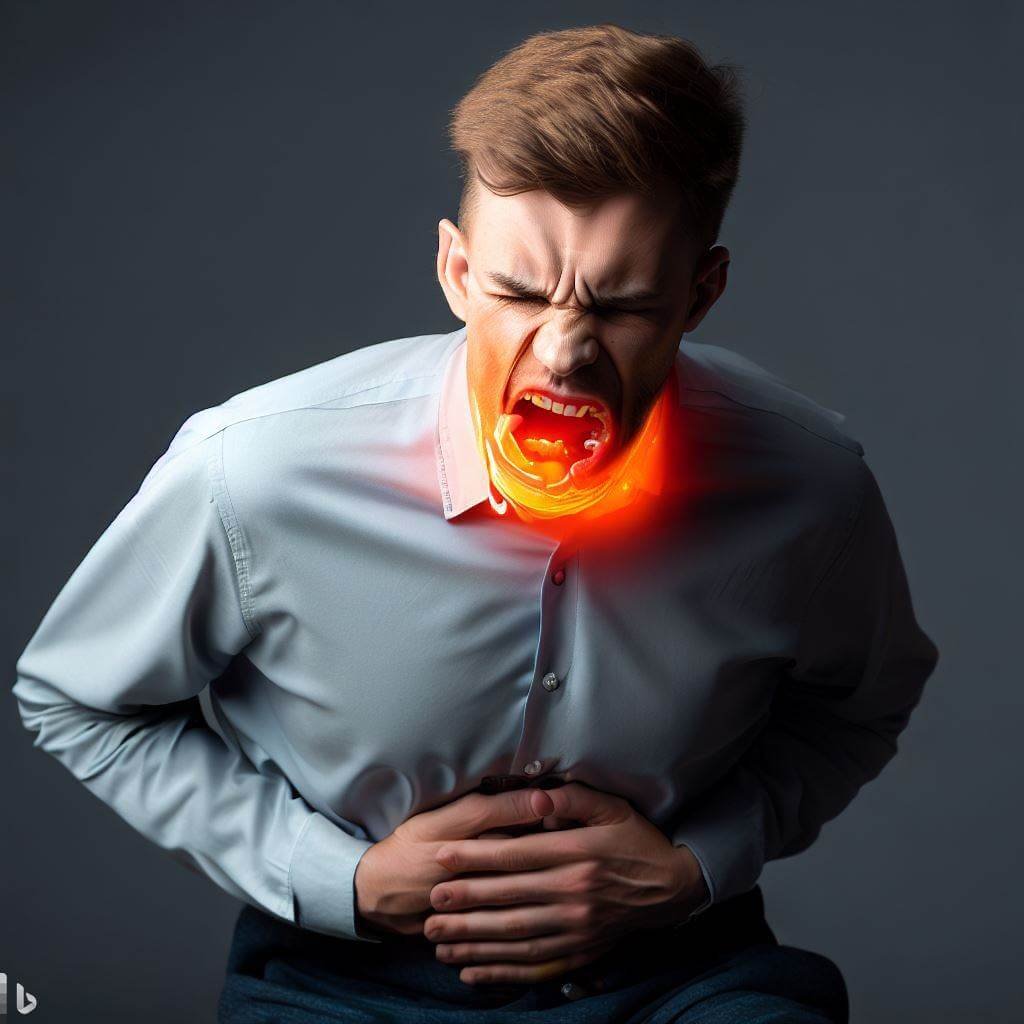 danger of acid reflux image