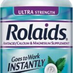 Rolaids Ultra Strength Antacid Chewable Tablets, Mint, 72-Count